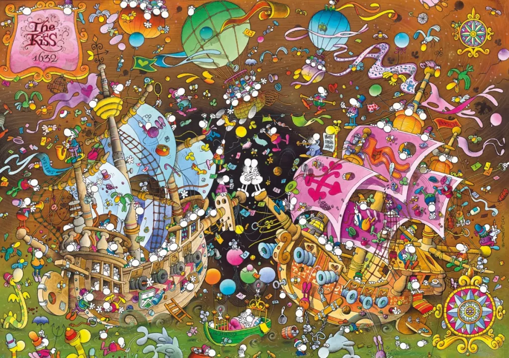 Puzzle 6000. Mordillo The Kiss - tantis.pl