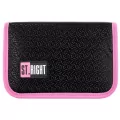 Piórnik dwuklapkowy bez wyposażenia PC3 BLACK GLITTER - tantis.pl
