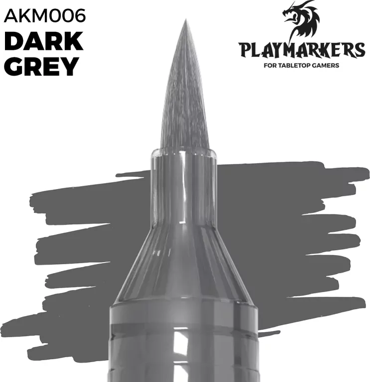 AK Interactive: Playmarkers - Dark Grey - tantis.pl