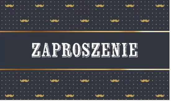Zaproszenie Urodziny