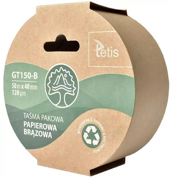 Taśma pakowa Tetis papierowa - tantis.pl