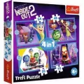 Trefl. Puzzle 4w1. W głowie się nie mieści 2 - tantis.pl