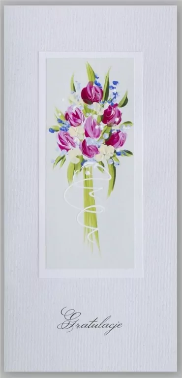 Karnet: Gratulacje, bukiet - tantis.pl