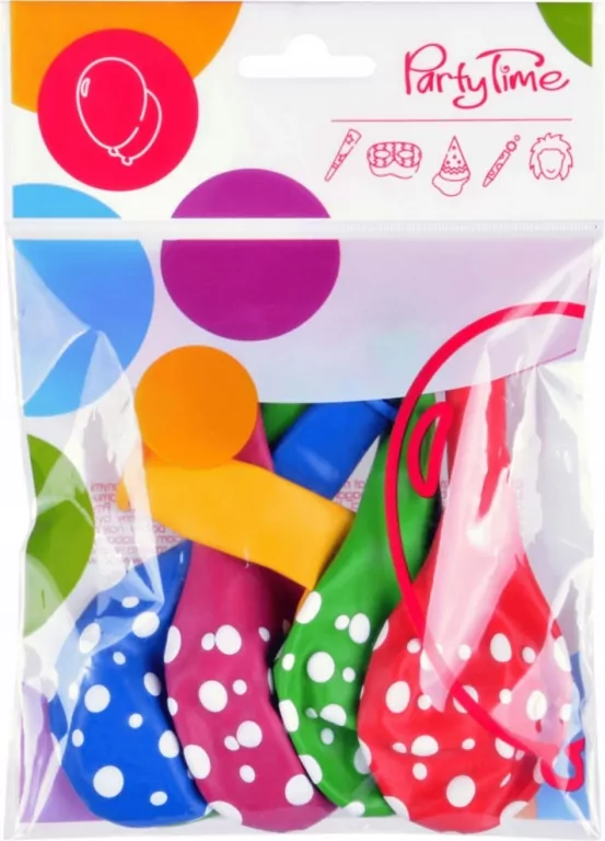 Balony 28cm. Kropki - tantis.pl