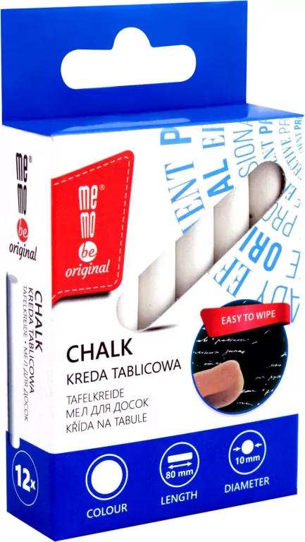 Kreda tablicowa biała MemoBe - tantis.pl