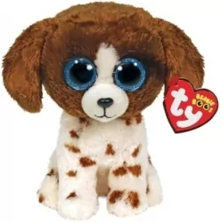 Beanie Boos Muudles - Brązowo-biały pies 15cm