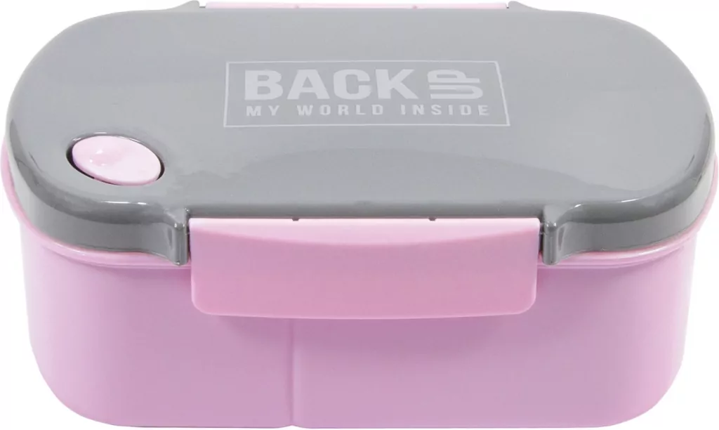 Śniadaniówka BackUp 7 B36 róż/szary DERFORM - tantis.pl