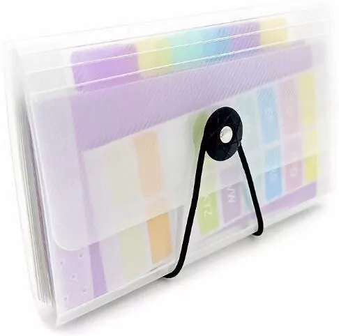 Teczka harmonijkowa PP przezroczysta 12x18cm - tantis.pl
