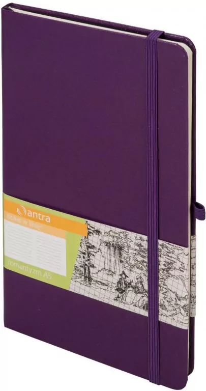 Antra. Notes A5 Linia. Romantyzm Fiolet - tantis.pl