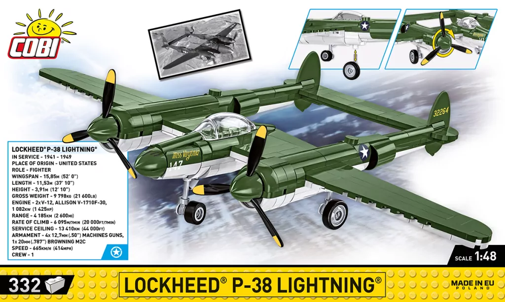 Historical Collection Lockheed P-38 LIGHTNING - tantis.pl