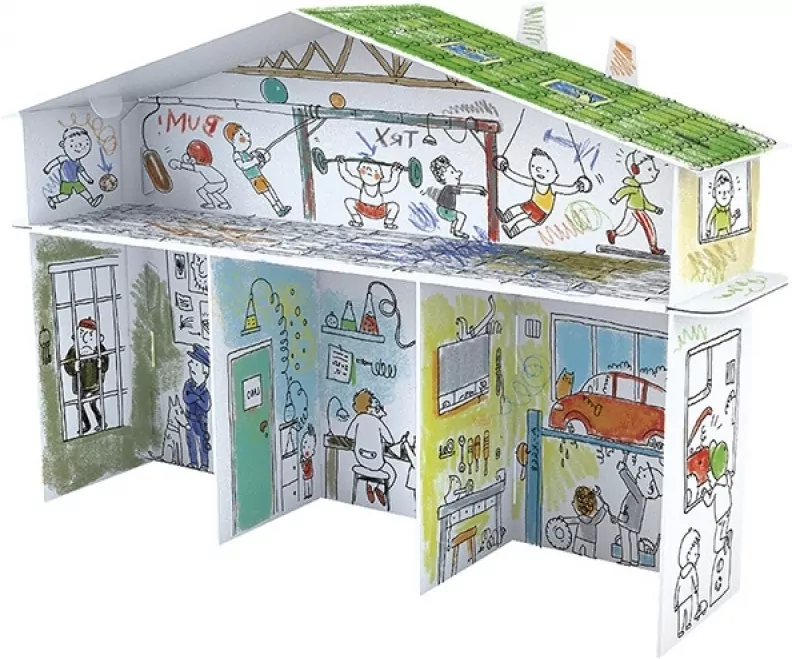 Kolorowanka XXL. Domek tylko dla Chłopaków - tantis.pl