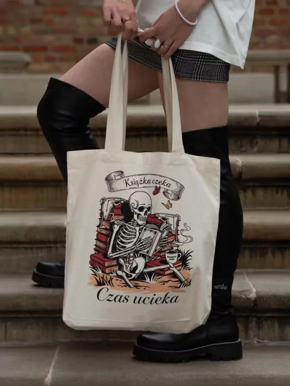 Torba Książka czeka Czas ucieka - tantis.pl