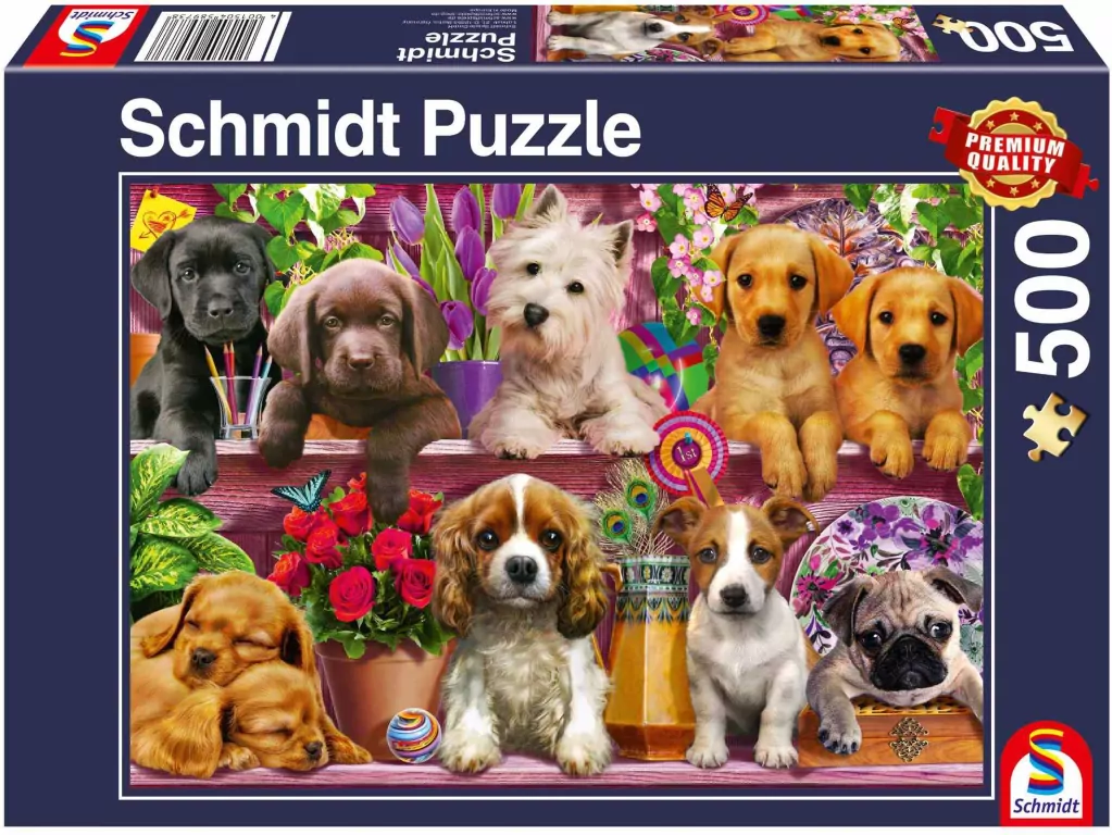 Puzzle PQ 500 Psy na półce G3 - tantis.pl