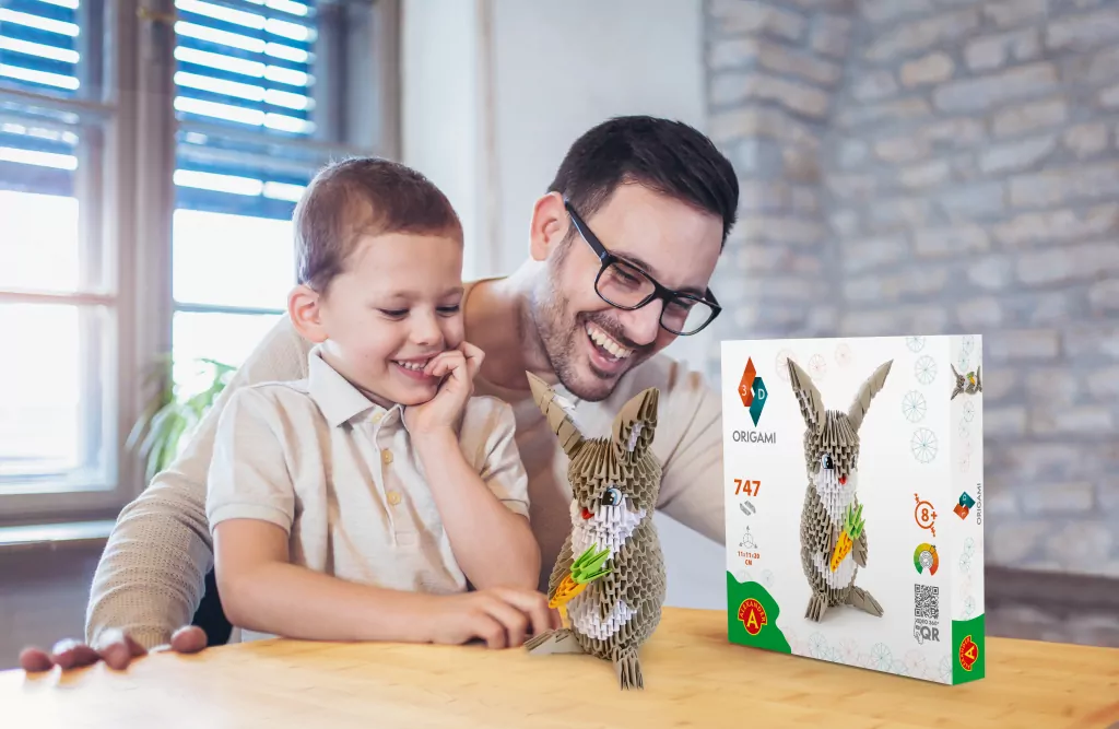 Origami 3D. Królik - tantis.pl