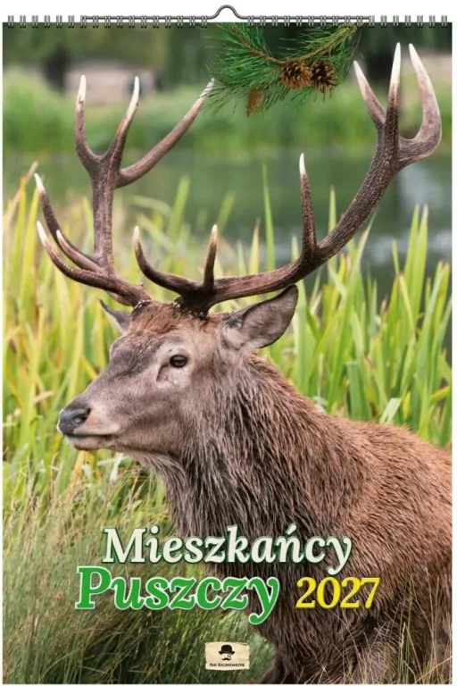 Kalendarz 2027 A3 ścienny mieszkańcy puszczy - tantis.pl