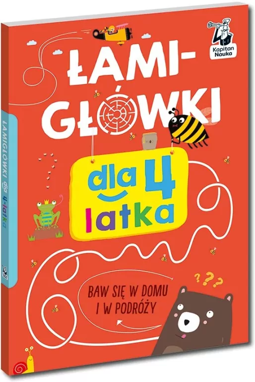 Kapitan Nauka. Łamigłówki dla 4-latka - tantis.pl