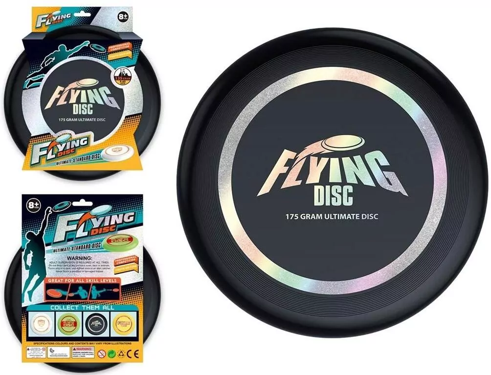 Latający dysk 24cm z hologramem mix - tantis.pl