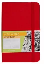 Antra. Notes A5 linia. Romantyzm, Czerwony - tantis.pl