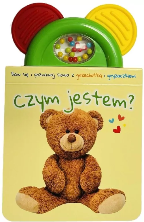 Książeczka z gryzakiem i grzechotką. Czym jestem? - tantis.pl