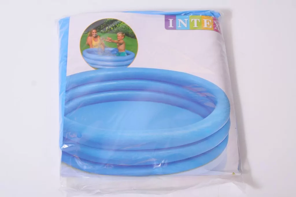 Intex. Basen niebieski 114x25cm - tantis.pl