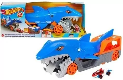 Mattel. Hot Wheels CITY Rekin transporter GVG36 - tantis.pl