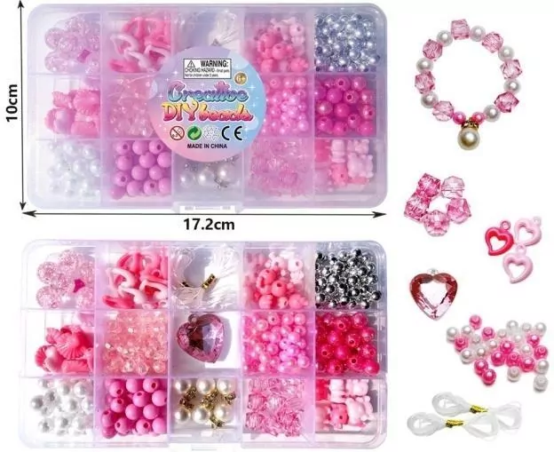 Koraliki w odcieniach różu - tantis.pl