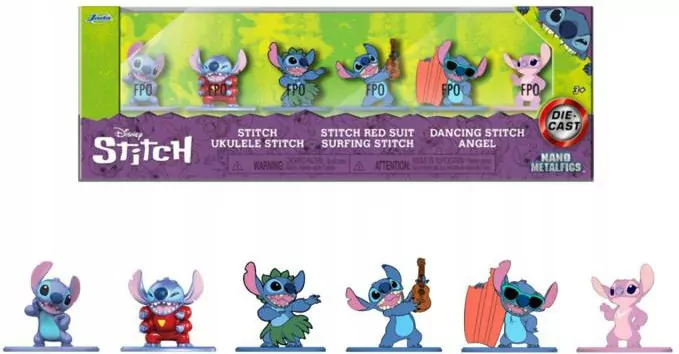 Jada Stitch Metal fig 6-pak 4cm - tantis.pl