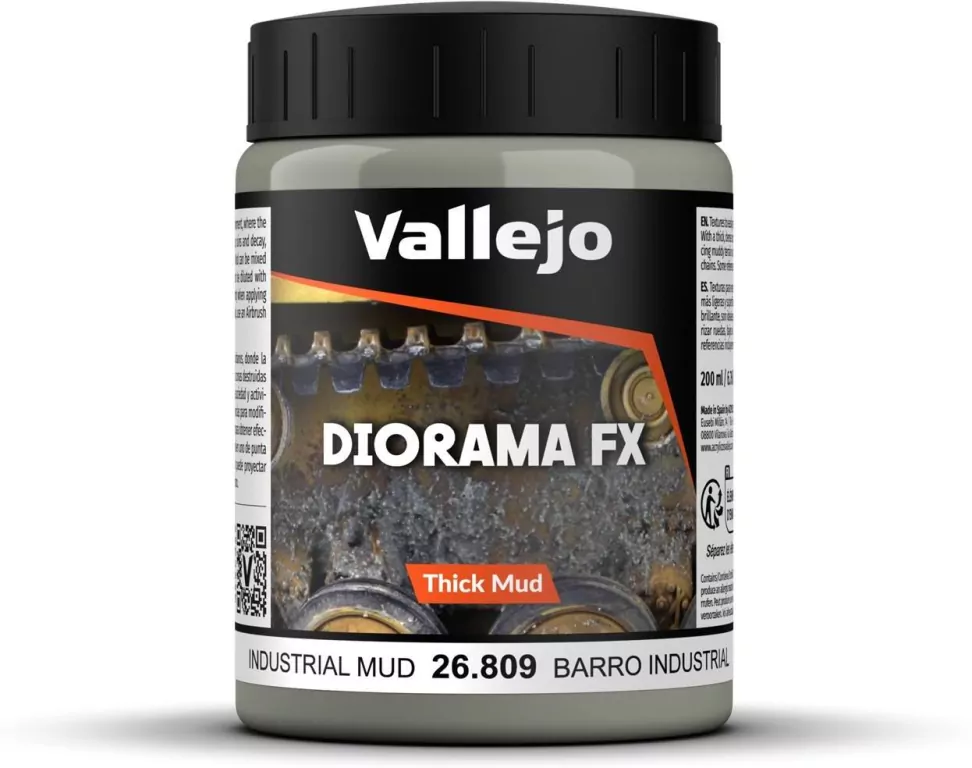 Vallejo: 26.809 - Diorama FX - Thick Mud - Industrial Mud (200 ml) - tantis.pl