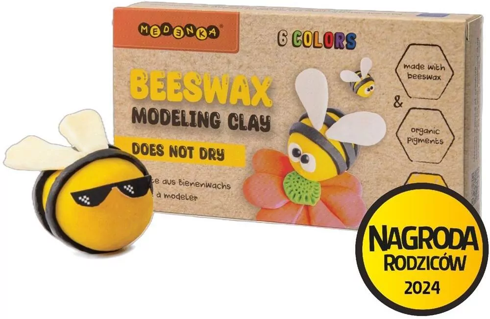 Medenka. Modelina z wosku pszczelego, 6 kolorów - tantis.pl