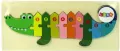 Drewniane puzzle. Krokodyl z liczbami - tantis.pl