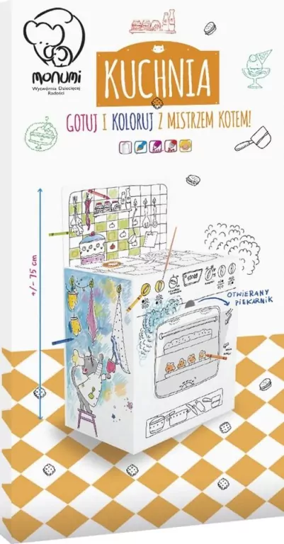 Kolorowanka XXL 3D. Kuchnia - tantis.pl