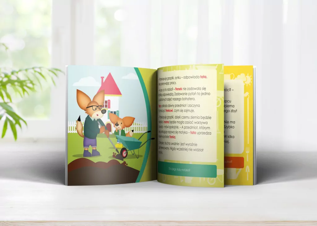 Wiosna w ogrodzie. Pory roku. Przygody Fenka - tantis.pl