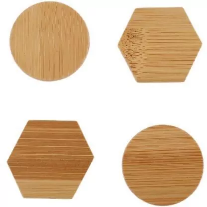 Magnesy bambusowe sześciokątne 38x33mm - tantis.pl