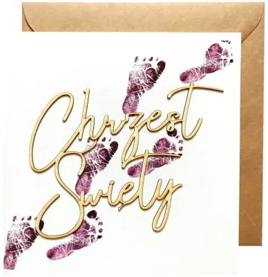 Karnet okolicznościowy. Chrzest. Naem