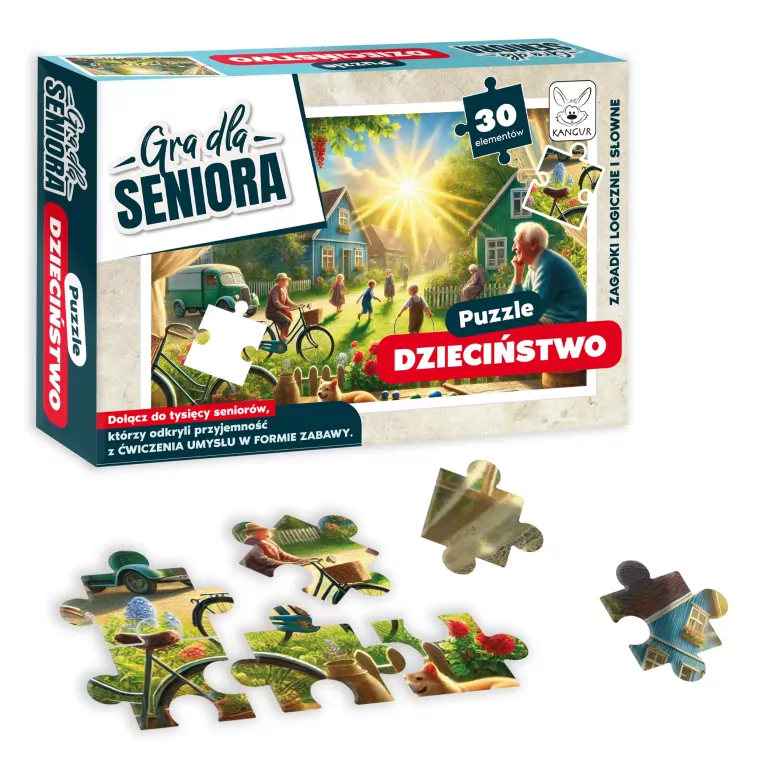 Gra dla Seniora. Puzzle Dzieciństwo - tantis.pl