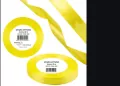 Wstążka satyn. 6mm/32m zielony limonkowy - tantis.pl