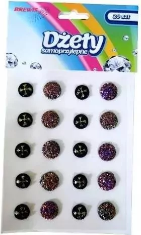 Dżety samoprzylepne, 20 sztuk - tantis.pl
