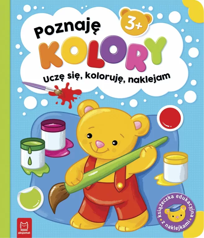Poznaję kolory. Uczę się, koloruję, naklejam - tantis.pl