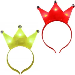 Opaska korona świecąca MIX