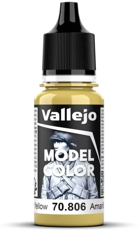 Vallejo: 70.806 - Model Color - German Yellow (18 ml) - tantis.pl