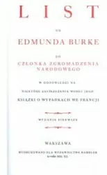 List od Edmunda Burke do członka Zgromadzenia Narodowego w odpowiedzi na niektóre zastrzeżenia wobec jego książki
