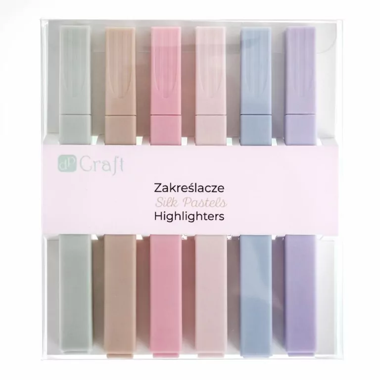 Zakreślacze silk pastels 6szt - tantis.pl