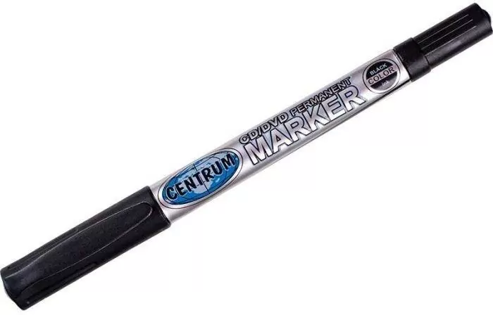 Marker permanentny DVD/CD czarny (12szt) - tantis.pl