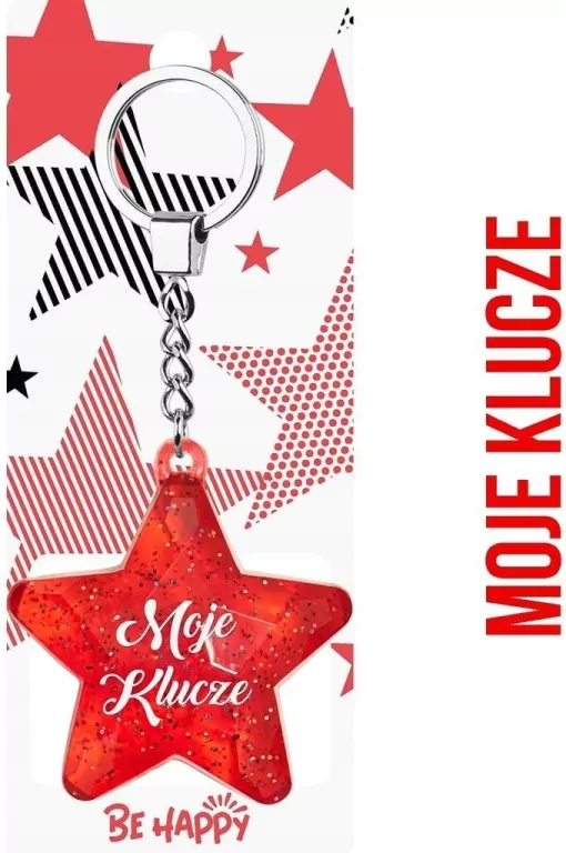 Brelok Gwiazdka Moje Klucze - tantis.pl