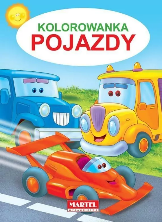 Pojazdy. Kolorowanka - tantis.pl