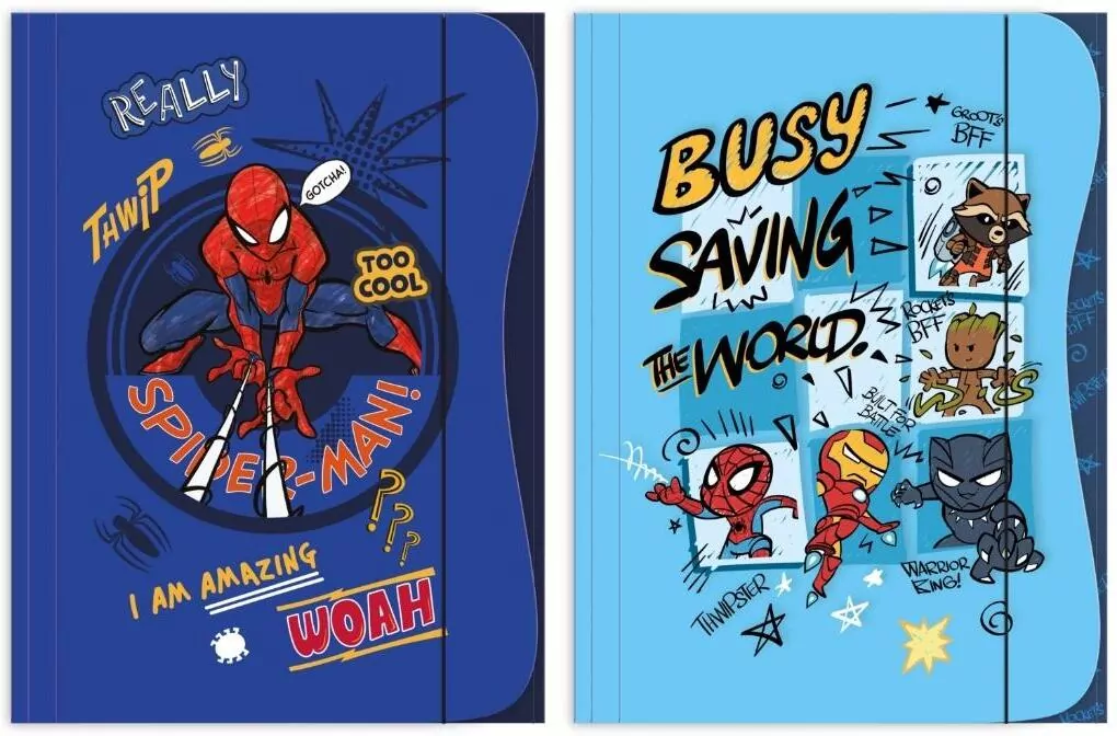 Teczka z gumką A4 Spider man mix - tantis.pl