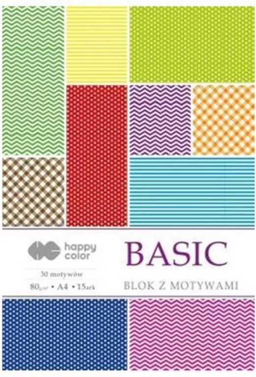 Blok z motywami Basic A4/15ark - tantis.pl