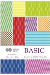 Blok z motywami Basic A4/15ark