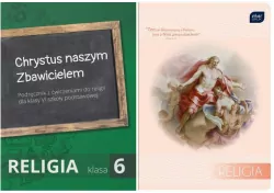 Pakiet: Religia Chrystus naszym Zbawicielem. Klasa 6. Podręcznik z ćwiczeniami/ Zeszyt do Religii A5 60k kratka