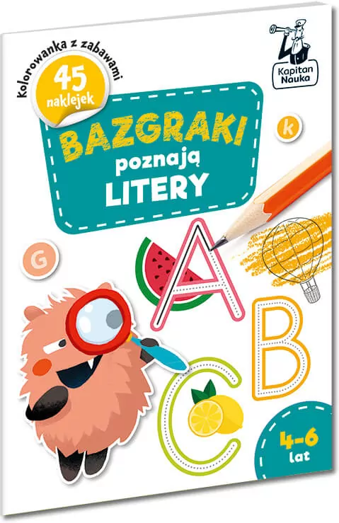 Kapitan nauka. Bazgraki poznają litery - tantis.pl